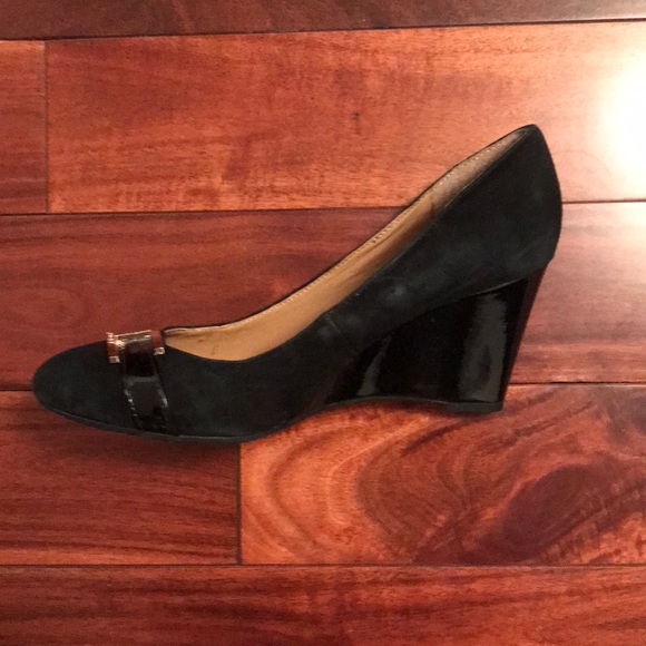 Tommy Hilfiger Black Wedges - Picture 2 of 3